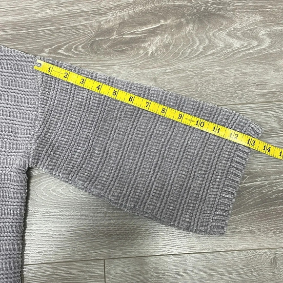 Liz Claiborne Chenille Cowl Neck Sweater Gray M - Picture 8 of 15